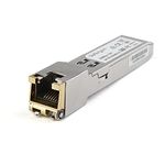 StarTech.com Cisco GLC-TE Compatible Module - 1000BASE-T Copper Industrial Gigabit Ethernet Transceiver - SFP to RJ45 Cat6/Cat5e 100m Extended Temp - Cisco Firepower, IE 2000, C9500, C2960 (GLCTEST)