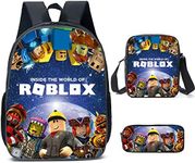 Kids Ro-bloxes Backpack Game Travel