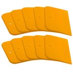 Custom Shop (10 Pack - 4" Inch Body Filler Spreaders/Squeegee for Automotive Body Fillers, Putties and Glazes and Epoxy Resin Pours - Easy, Precise, and Reusable Application