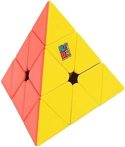 Bukefuno Moyu MoFang JiaoShi Meilong Pyramid Cube stickerless Magic Cubing Pyraminx Meilong 3x3 Speed Cube Moyu Pyramid Puzzle Educational