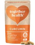 Curcumin & Turmeric Complex – Together Health – Organic Whole Turmeric Powder – 95% Curcumin & Piperine – Full Spectrum Antioxidant Formula – Vegan Friendly – Made in The UK – Pack of 6-180 Vegecaps