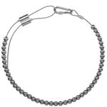FUNNANS Flag Pole Beaded Retainer Ring, Adjust Length 304 Stainless Steel FlagPole Weights for Bottom Retainer Rings to Keep Flag Close to Pole, Fit for 6-12 inch Diameter flagpole…