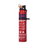 Firechief 600g BC Powder Fire Extinguisher – Ready to Use in Seconds – Lightweight Travel Extinguisher for Vehicles & Home – Multi Purpose Class B & C Aerosol Fire Extinguisher – 5 Year Guarantee