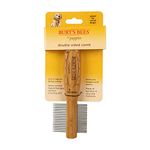 Burt's Bees for Puppies Double Sided Comb | 2-in-1 Grooming Tool for Puppies & Small Dogs | Dog Comb Removes Fleas & Flea Eggs Comfortably and Safely for All Dogs