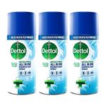 Dettol All-in-One Disinfectant Spray Crisp Linen, 400 ml, Pack of 3 (Packaging May Vary)