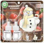 Air Wick Air Wick Scented Oil, Decorative Leaf Warmer, 2 Apple Cinnamon Refills, 2 Count