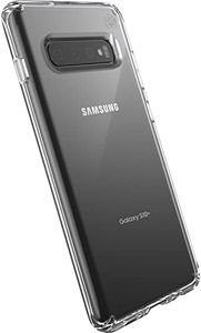 Speck Samsung Galaxy S10+ Presidio Stay Clear Case, Scratch-Resistant IMPACTIUM 8-Foot Drop Protected Phone Case That Resists UV Yellowing, Clear/Clear