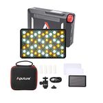 Aputure MC Pro RGBWW LED On Camera Video Light, Temperature 2000K-10000K Support Magnetic Attraction IP65 Protection 15 Built-in Light Effects and App Control