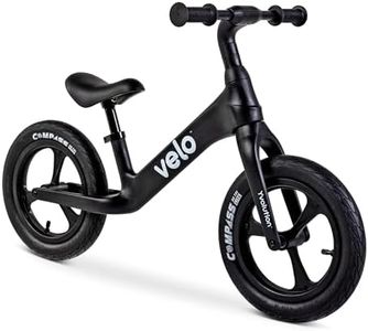 Yvolution Sport Lightweight Balance Bike, Y Velo Pro Learn to Bikes No Pedal Training Bicycle for Kids Age 3, 4, 5 Years Old with Adjustable Handlebar and Seat, 12" Air Tires