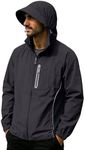 Fishing Hoodies for Men - Sun Protection Jacket Men Lightweight Full Zip Up Hoodie Jacket Breathable Sports Jackets Outwear with Multi Pockets - Outdoor Hiking,Fishing,Camping,Travel,Golf Beach