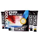 OPEN Slow-Drying Acrylics by GOLDEN, Mixing Set, Professional Acrylic Paint