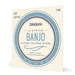 D'Addario EJ60 9-20 Light Nickel 5-String Banjo String