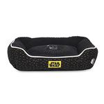 STAR WARS for Pets Darth Vader Cuddler Dog Bed | Durable Washable Dog Bed from, Plush Machine Washable Dog Bed | Elevated Dog Bed for Pets,Black,One Size,FF16644