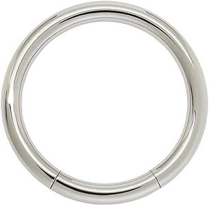 FIFTH CUE Seamless 316L Surgical Steel Segment Ring (10G - 1/2" 12mm)