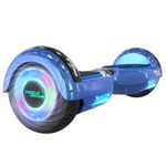 MEGA MOTION Hoverboard, Hoverboards for kids, 6.5 Inch Two-Wheel Self Balancing Electric Scooter with Bluetooth Speaker, Quality hoverboards with LED Lights, Gift for Children and Teenager (Blue)