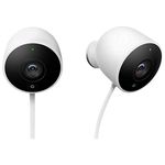 Google Nest Cam Outdoor 2-Pack - 1st Generation - Weatherproof Outdoor Camera - Surveillance Camera with Night Vision - Control with Your Phone