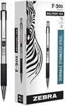 Zebra F-301 Ballpoint Stainless Ste