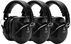 [3 Packs] Ear Protection Ear Muffs Noise Reduction, SNR 35dB Hearing Protection Earmuffs, Noise Cancelling Ear Muffs, Noise Cancelling Headphones for Autism, Earmuffs for Shooting, Mowing, Hunting