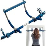 Gym1 Pull Up Bar for Doorway, Supports Up to 300 lbs, Heavy-Duty Chin Up Bar for Door Frame, No Screws Installation for Upper Body Fitness Workout at Home Gym, Made from Professional-Grade Steel