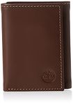 Timberland Men's Leather Trifold With Id Window Tri Fold Wallet, Brown (Hunter), One Size UK