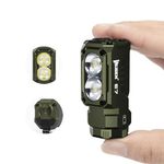 WUBEN E7 1800 Lumen Rechargeable Mini Flashlight with Magnet - Super Bright 6 Modes EDC Flashlight, Typ-C Rechargeable LED; IPX8 Pocket Flashlight for Headlamp Use, Rescue, Camping