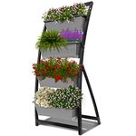 Outland Living 6-Ft Raised Garden Bed - Vertical Garden Freestanding Elevated Planter with 4 Container Boxes - Good for Patio or Balcony Indoor and Outdoor - Perfect to Grow Vegetables Herbs Flowers