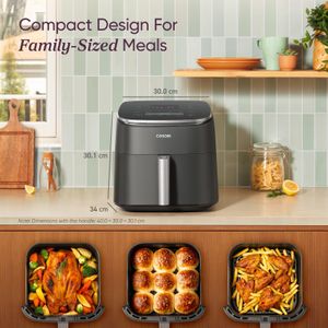 COSORI TurboBlaze Air Fryer 6L – Rapid Cooking, Large Capacity