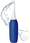 The Original HAPPYPO Butt Shower (Color: Dark Blue) l Portable Bidet with Travel Bag l Known from German Shark Tank l The Easy-Bidet 2.0 Replaces Wet Wipes l Portable Bidet for Travel