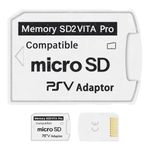 DUEQID SD2Vita 5.0 PS Vita Micro SD Memory Card Adapter, PS Vita Micro SD Adapter Compatible with PSV 1000/2000 3.60 HENkaku Enso System