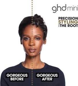 ghd Mini Hair Straightener – 15mm Slim Plate Styler for Short Hair