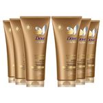 Dove DermaSpa Summer Revived Body Lotion Medium to Dark Skin (200ml) (Pack of 6)