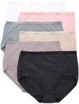 Hanes Women's 6 Pack Core Cotton Br