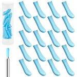 LFCFBH 20 PCS Ear Camera Replacement Tips, Reusable Pick Ear Wax Removal Tips Accessory Kit for Ear Camera(Blue)