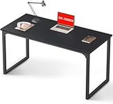 Duramex (TM) Study Computer Desk Table 48 inches 120cm Long 24 inches 60cm Wide Large Table Workstation for Home Office, Black