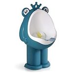 Hallo Potty Training Urinal Boy Urinal Kids Toddler Pee Trainer Bathroom Funny Baby Training Potties（DEEP Blue