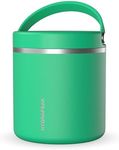 Hydrapeak 25oz Stainless Steel Vacuum Insulated Thermos Food Jar | Thermos for Hot Food and Cold Food, Wide Mouth Leak-Proof Soup Thermos for Adults, 10 Hours Hot / 16 Hours Cold (Black)