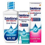 Biotène Dry Mouth Management Rinse, Spray, Gel Kit