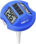 BaldrTherm Solar-Powered Floating Pool Thermometer, High Precision, Dual-Sided Anti-Fog Display for Outdoor Pools, Spas & Aquariums(Blue)