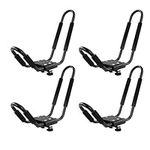 Kayak Roof Racks 2 Pair Universal 68KG 150LBS Load Kayak Canoe Top Mount Carrier Roof Rack Boat SUV Truck Van Car