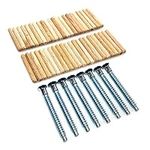 ReplacementScrews Hardware Kit for IKEA KALLAX 2 x 4 Shelf Unit 202.758.85 - All Screws (104321) and Dowels (101339)