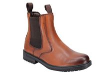 Xposed EL0771-Men’s Classic Dealer Boots in Camel 8 UK