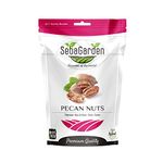 Seba Garden Pecan Nuts Halves Unsalted, Naturally Gluten Free, No Preservatives, Non-GMO, Keto, Paleo, Vegan Friendly… (500g)