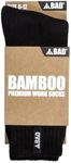 Bamboo Work Socks for Men - Organic