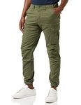 JACK & JONES Men's Jpstace Jjtucker AMA Noos Cargo Trousers, Green, 30 W/30 L