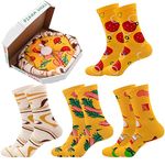 Stocking Stuffers for Men Women Pizza Socks Secret Santa Gift Ideas Funny Socks for Him Her White Eephant Gifts Birthday Christmas Gifts for Men Women Cadeau Femme Homme