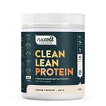 Vegan Protein Powders by Nuzest - Clean Lean Protein - Coffee Coconut + MCT's - Plant Based Pea Protein Shake - Low Calorie & Low Carb - Gluten Free - Dairy Free - 500g (20 Servings)