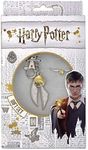 The Carat Shop Harry Potter Key Ring and Pin Badge Set, Golden Snitch