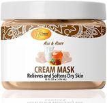 SPA REDI - Body and Foot Cream Mask, Milk and Honey, 16 Oz - Pedicure Massage for Tired Feet and Body, Hydrating, Fresh Skin - Infused with Hyaluronic Acid, Amino Acids, Panthenol, Comfrey Extract