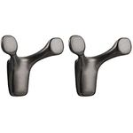 Bathroom Robe Hooks,2pcs Antler Wall Mounted Coat Hook Bedroom Clothes Hanger Towel Rack Holder Bathroom Robe Hooks