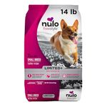 Nulo Freestyle Limited Ingredient Small Breed Dog Food, Premium Allergy Friendly Adult & Puppy Grain-Free Dry Kibble Dog Food, Single Animal Protein with BC30 Probiotic for Healthy Digestive Support 14 lb - Resealable